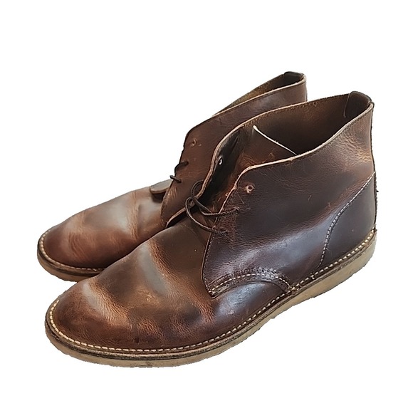 Red Wing Boots Shoes Mens 11 D Weekender Chukka Copper Nubuck Leather Model 3322 - Picture 1 of 8